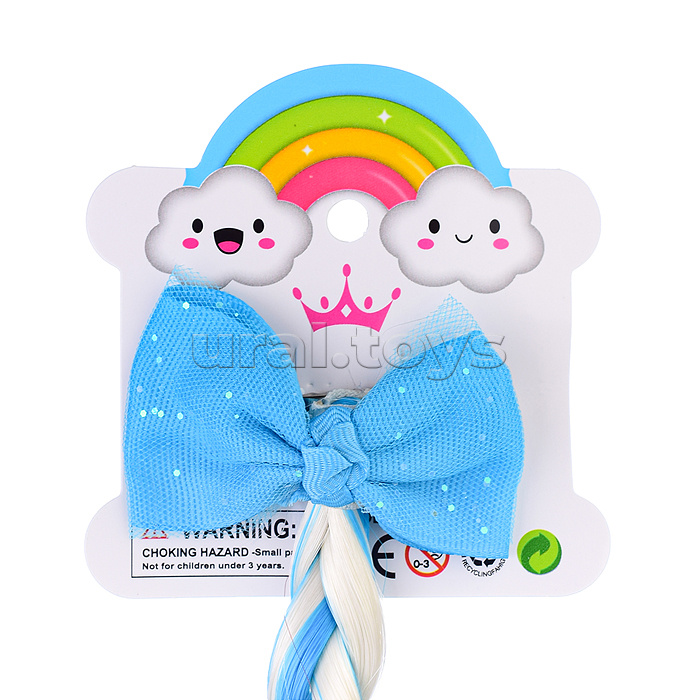 Накладная косичка на листе