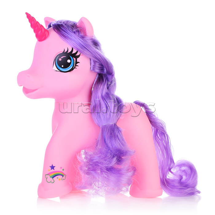 Пони 25 см., озвуч (50 фраз и песен, с акс,) в коробке