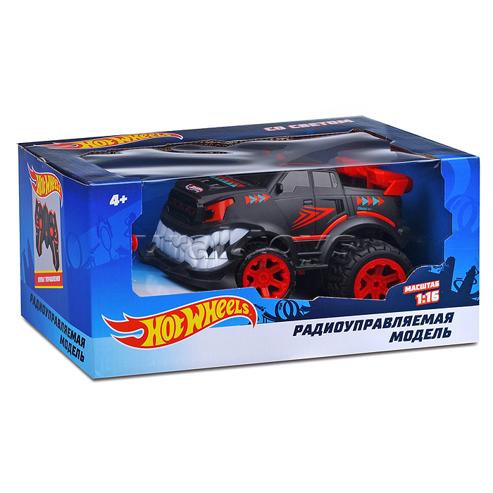 Внедорожник на р/у Hot Wheels свет, движение вперед/назад/влево/вправо, АКБ