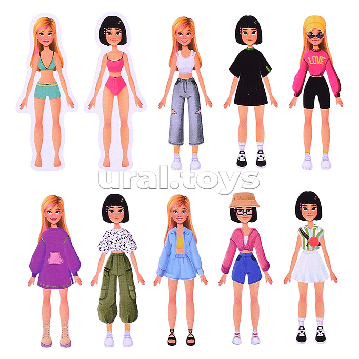 Магнитная игра "Подружки"