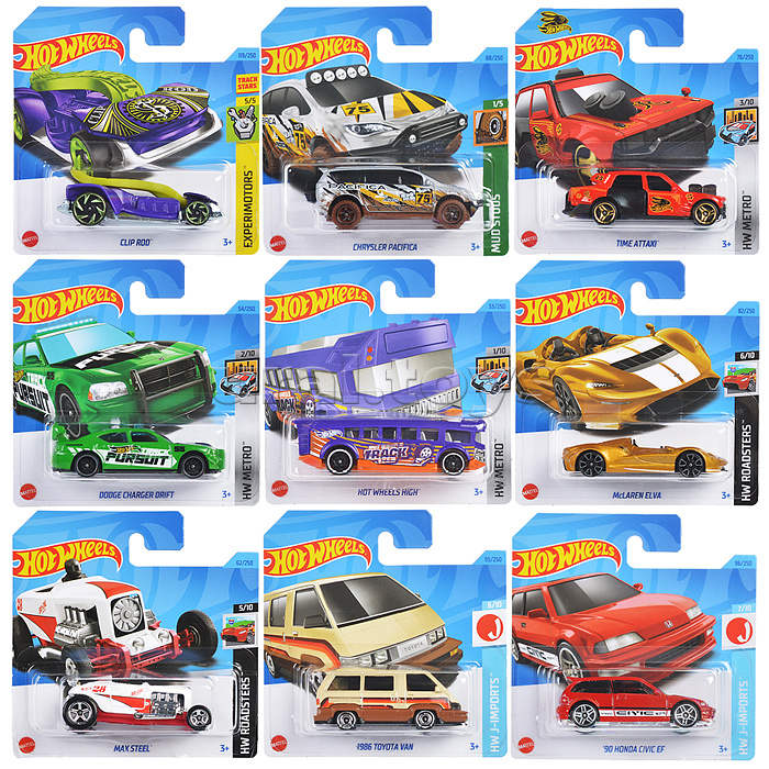 Машинки Mattel. "Hot Wheels" из базовой коллекции в асс-те.