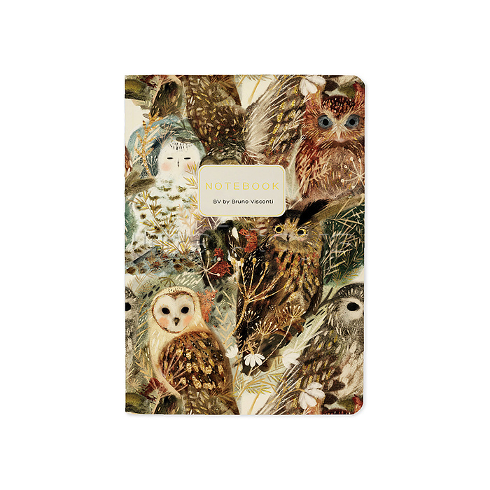 Записная книжка А6 32л. линия "Фауна. Волшебные совы"