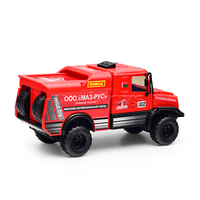 Гоночный грузовик МАЗ-6440RR инерционный (в коробке)