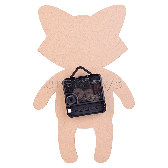 Набор творческая мастерская Часы "Лисенок" 20*22 см.