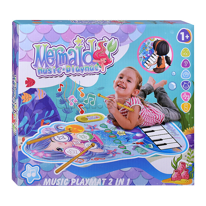 Коврик музыкальный "Русалка" в коробке