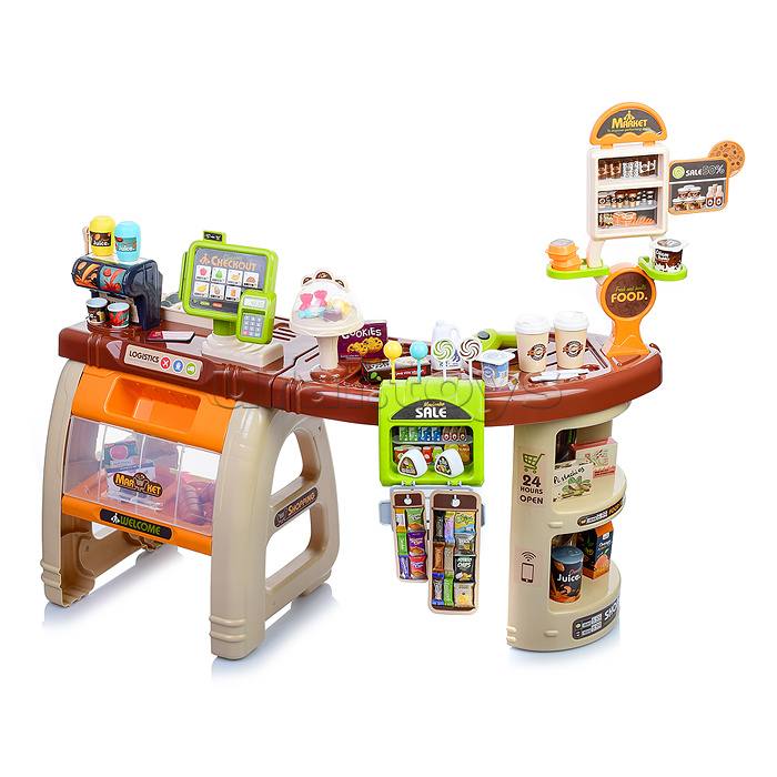 Игровой набор "Супермаркет" (свет, звук) в коробке