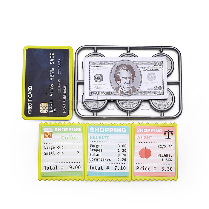 Игровой набор "Касса. Мой магазин" с аксессуарами, в коробке