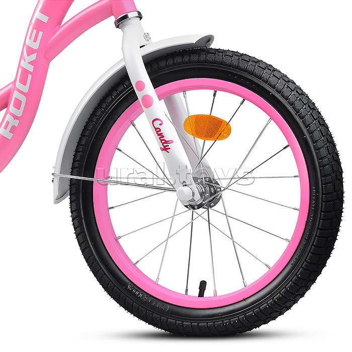 Велосипед 16" Rocket Candy, цвет розовый