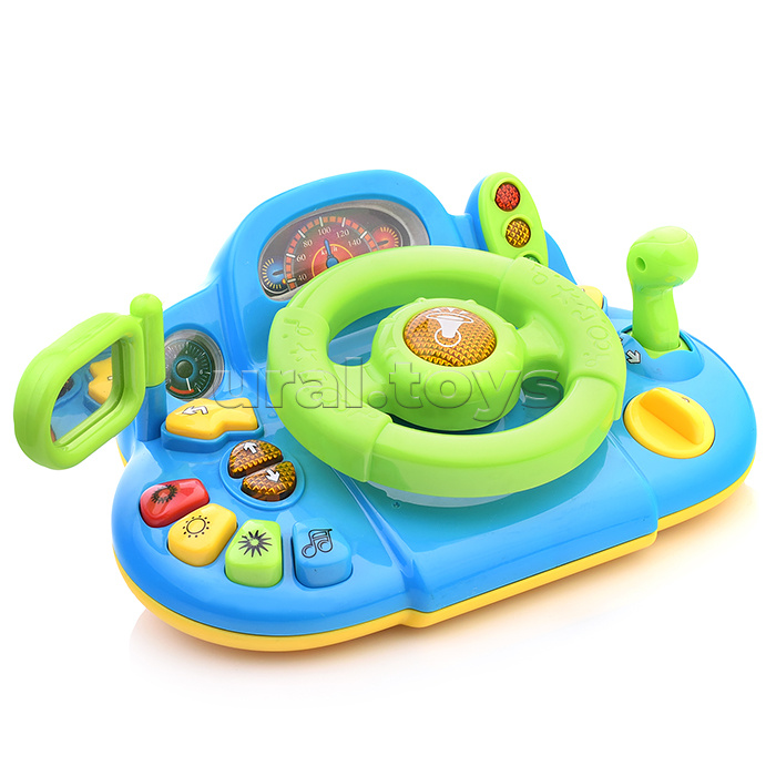 Руль "Я тоже рулю" на батарейках, в коробке