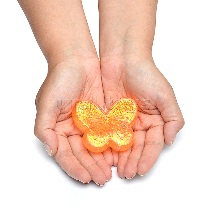 Игрушка -антистресс "Бабочка блестящая"