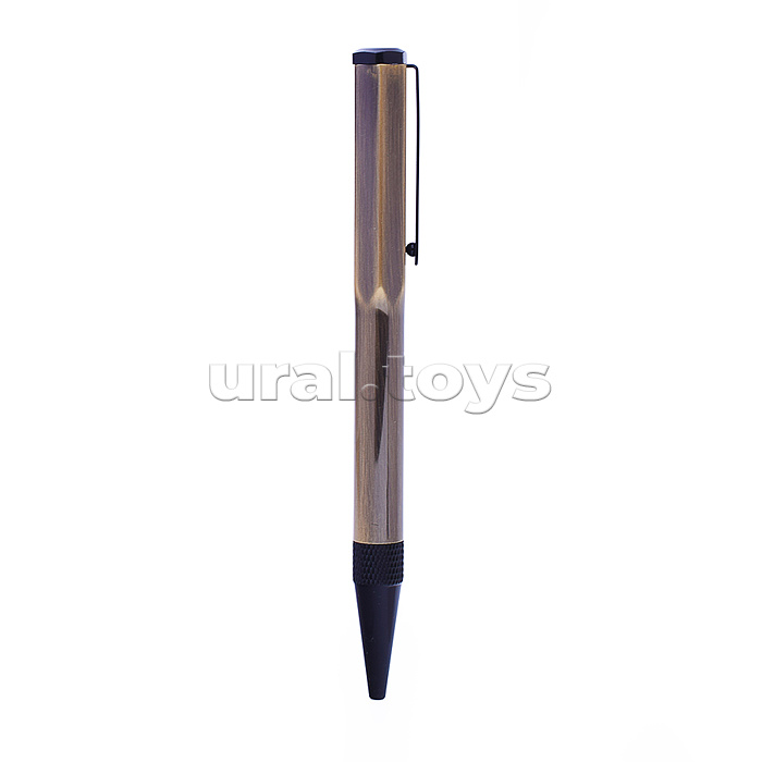 Ручка шариковая с поворотным механизмом MATT G, синяя, пулевидный пиш.узел 0,7 мм, корпус металлический, сменный стержень 99 мм типа Parker,  подарочная упаковка
