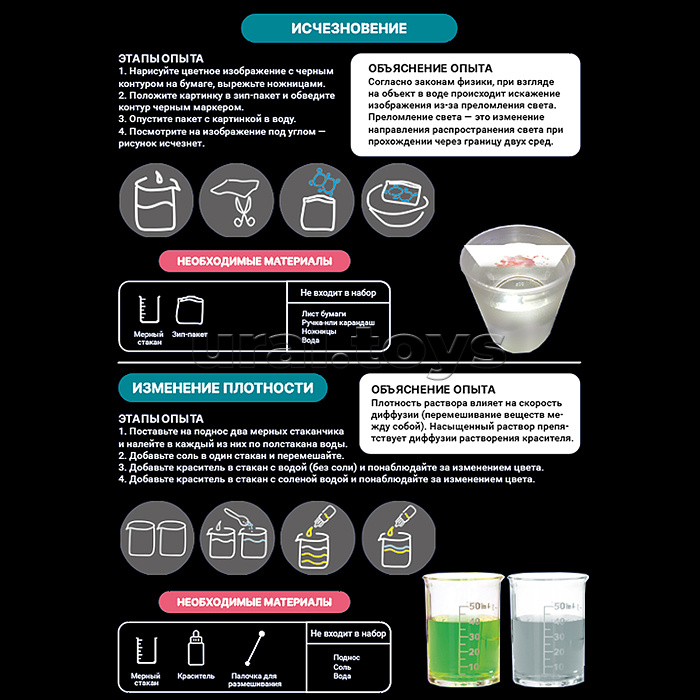 Набор для опытов "Удивительная наука" 14 в 1