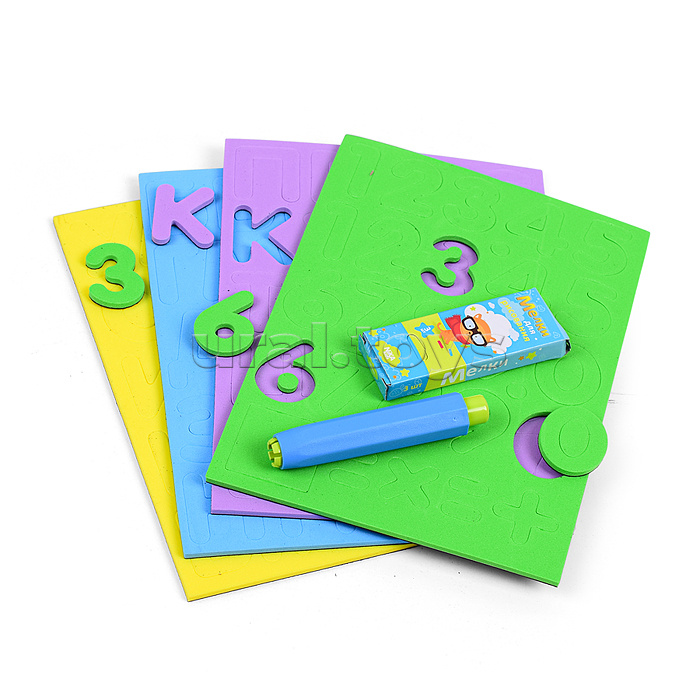 Доска знаний-мольберт 2 двусторонний (голубой-2)