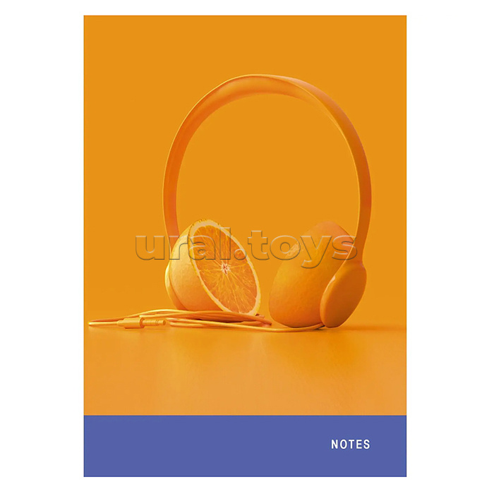 Книги для записей А5 "My music" (145х210), 100л. 7БЦ, глянцевая ламинация