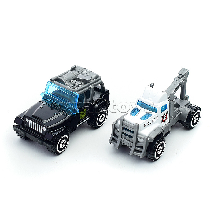 Машина "Трейлер-катапульта" в коробке (синий)