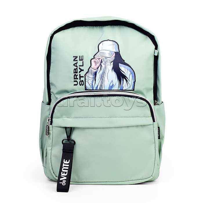 Рюкзак "Urban Style" подростковый 42x31x20 см (18 л) 500 г, нейлоновый, подклад, 1 отделение, 1 передний карман на молнии, 2 боковых кармана, 1 потайной карман анти-вор в спинке, уплотненная спинка и лямки, бегунок из репсовой ленты с печатью на переднем Рюкзак "Urban Style" подростковый 42x31x20 см (18 л) 500 г, нейлоновый, подклад, 1 отделение, 1 передний карман на молнии, 2 боковых кармана, 1 потайной карман анти-вор в спинке, уплотненная спинка и лямки, бегунок из репсовой ленты с печатью на переднем