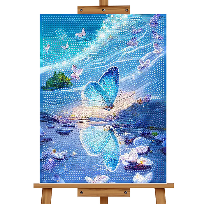 Мозаика алмазная "Бабочка" 30*40 см.