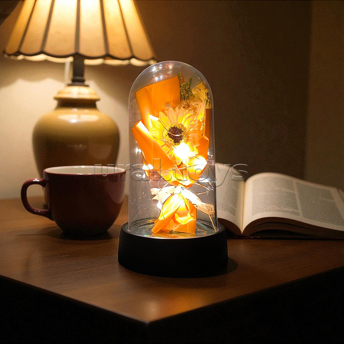 Светильник "Букетик" в коробке (желтый)