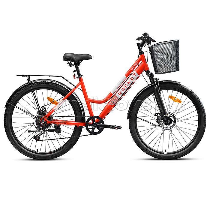Велосипед 26" Rocket lady Steel 26, цвет красный, размер 17"