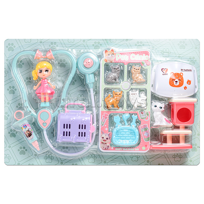 Набор доктор "Лечу животных" в коробке