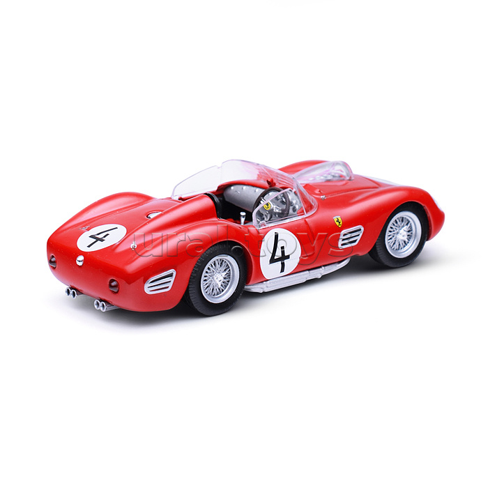 Гоночная машинка die-cast Ferrari - 250 Testa Rossa 1959, 1:43, красная Гоночная машинка die-cast Ferrari - 250 Testa Rossa 1959, 1:43, красная
