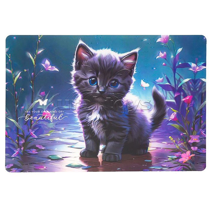 Накладка на стол 3D "Beautiful Cat" 43x29 см, пластиковая 500 мкм, с цветным рисунком Накладка на стол 3D "Beautiful Cat" 43x29 см, пластиковая 500 мкм, с цветным рисунком