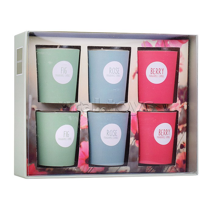 Набор свечей "Арома" (6шт.) в коробке