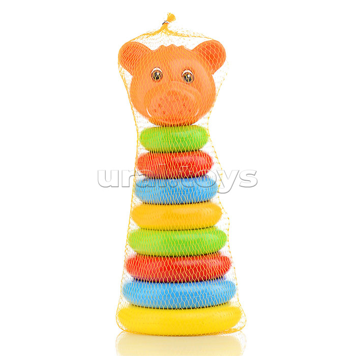 Пирамида животные "Медведь" в сетке