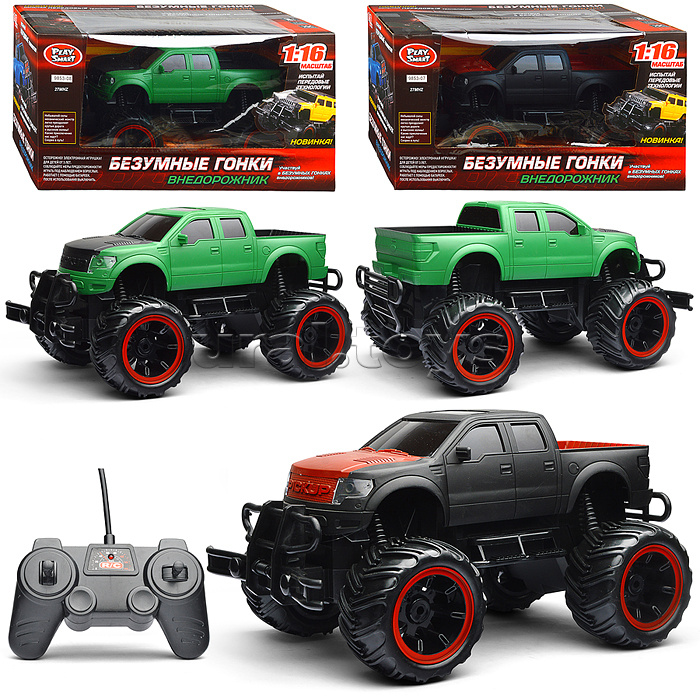 Машина "Внедорожник №4" р/у, 27MHz, 1:16 в коробке Машина "Внедорожник №4" р/у, 27MHz, 1:16 в коробке