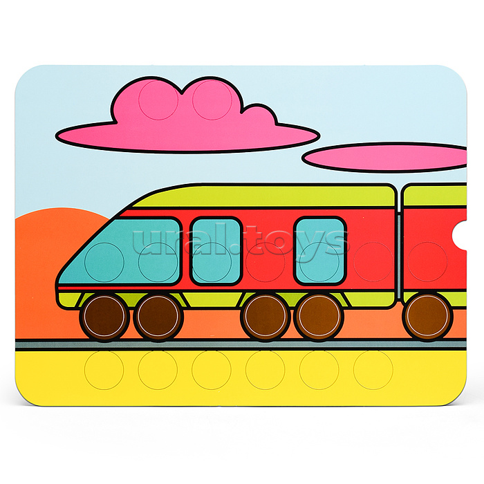 Моя первая мозаика "Тип 8" (48 фишек, 8 карточек, поле, чемодан)