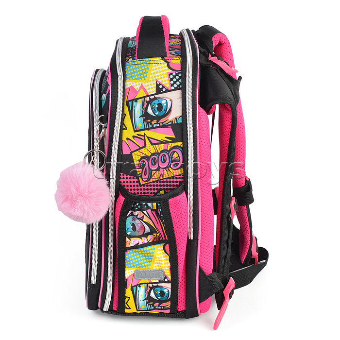 Рюкзак "Premier. BFF" школьный жесткий 37x28x18 см (17 л) вес 1000 г, 2 отделения на молнии для формата A4, 1 передний карман с органайзером, 2 боковых кармана сеточкой на резинке, эргономичная формоустойчивая вентилируемая спинка (евросетка) и мягкие S-о Рюкзак "Premier. BFF" школьный жесткий 37x28x18 см (17 л) вес 1000 г, 2 отделения на молнии для формата A4, 1 передний карман с органайзером, 2 боковых кармана сеточкой на резинке, эргономичная формоустойчивая вентилируемая спинка (евросетка) и мягкие S-о