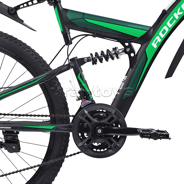 Велосипед 26" Rocket Azkar, цвет зеленый, размер 18"