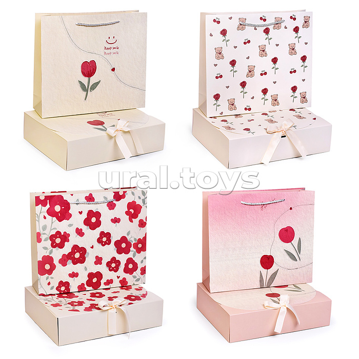 Пакет подарочный "Радужный сюрприз" 31*25*8см.