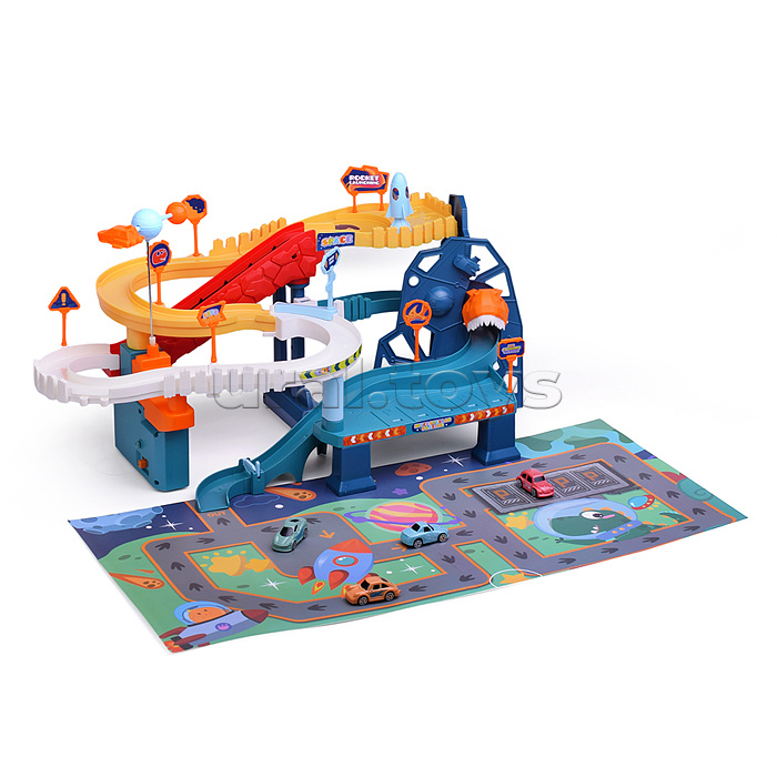 Парковка "Космические динозавры" в коробке