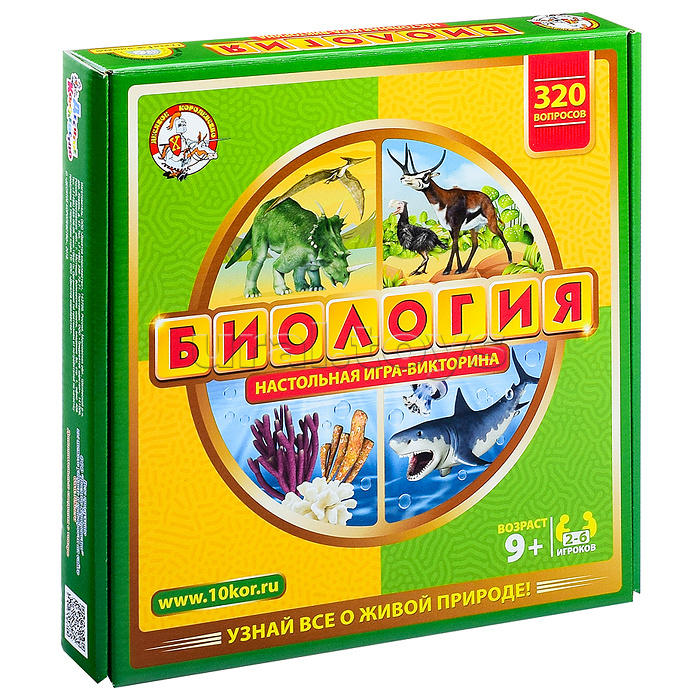 Игра настольная "Викторина Биология"