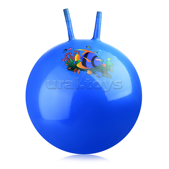 Мяч с рожками 55см "Приключения" (цвет в ассортименте)