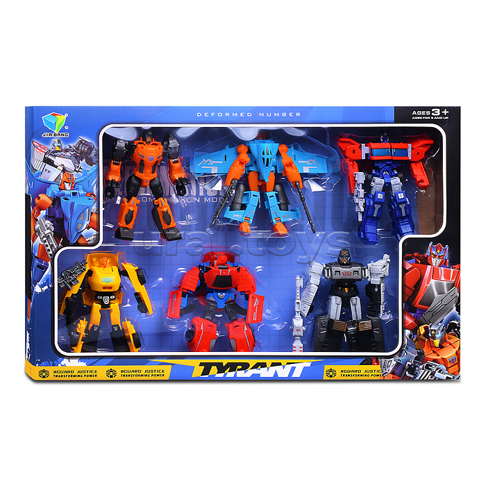 Робот трансформирующийся в машины, в коробке