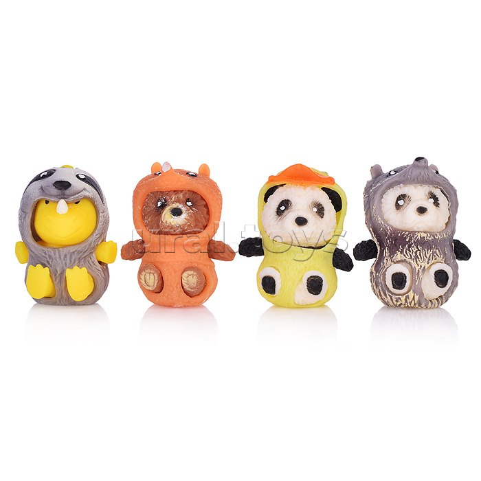 Игрушка-антистресс "Зверек в комбинезоне"