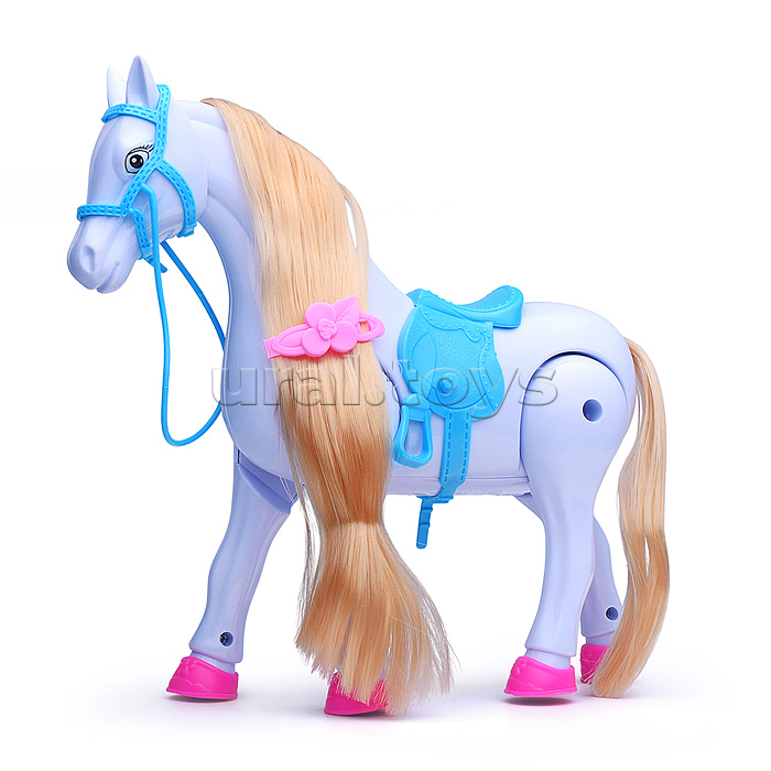 Лошадка "Бони" на батарейках, в коробке