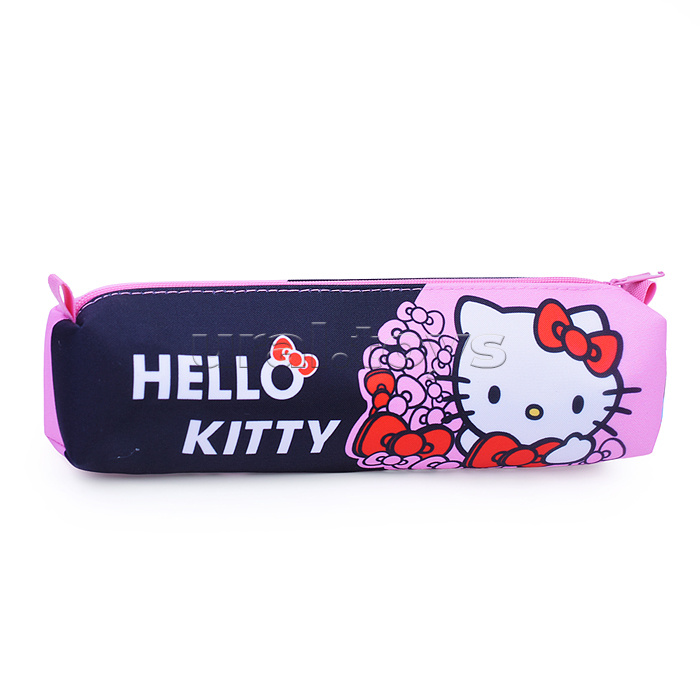 Пенал объемный "Hello Kitty" Размер: 21*4,5*4,5 см. Изготовлен из полиэстера, 600 ден. Имеется одно основное отделение на молнии. Пенал подойдет для хранения школьных, канцелярских принадлежностей и прочих мелочей. Также может использоваться в качестве не