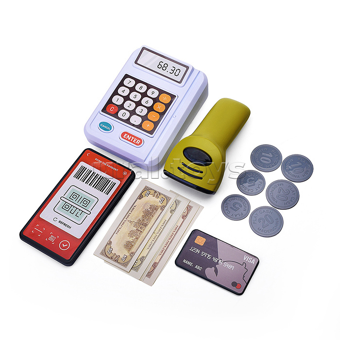 Игровой набор супермаркет "Добро пожаловать!" (48 предметов) в коробке