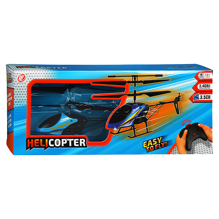 Вертолет "Полёт-X" р/у, 27MHz, в коробке Вертолет "Полёт-X" р/у, 27MHz, в коробке