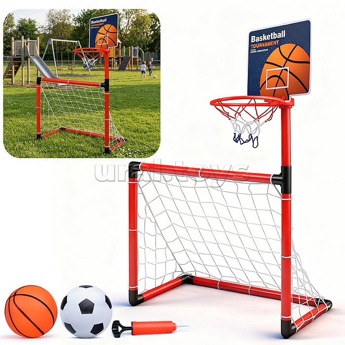 Ворота футбольные "Честный гол" в пакете