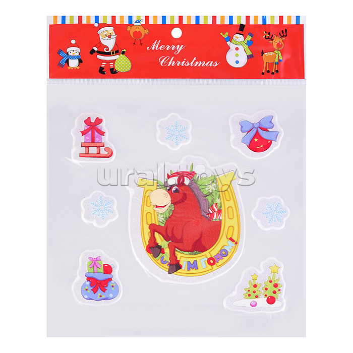 Наклейки для декора "Новогодние чудеса" (18х18 см)