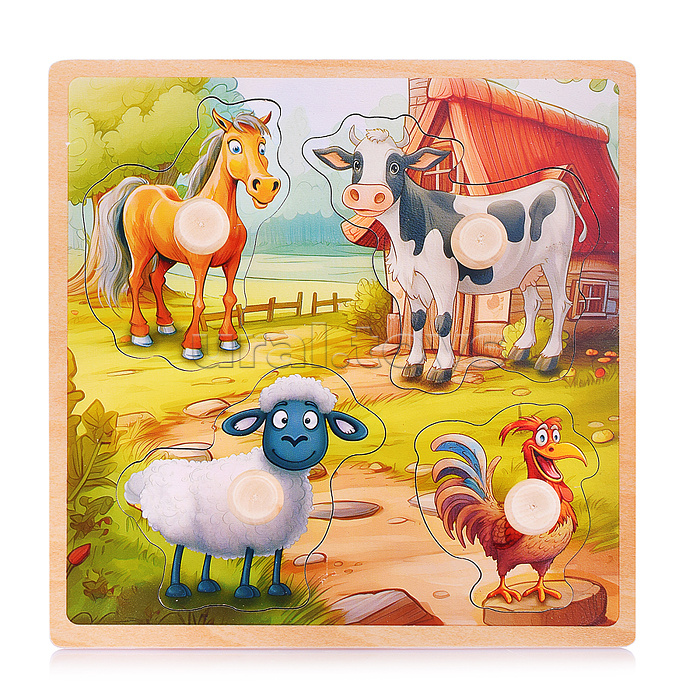 Пазл-вкладыш "Любимая ферма"