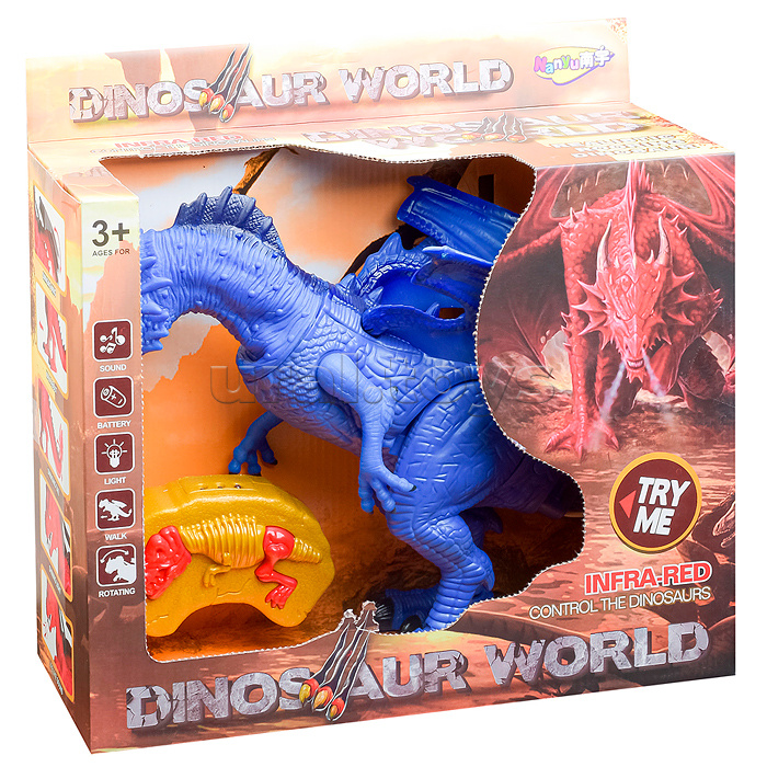 Динозавр р/у, 27MHz, в коробке
