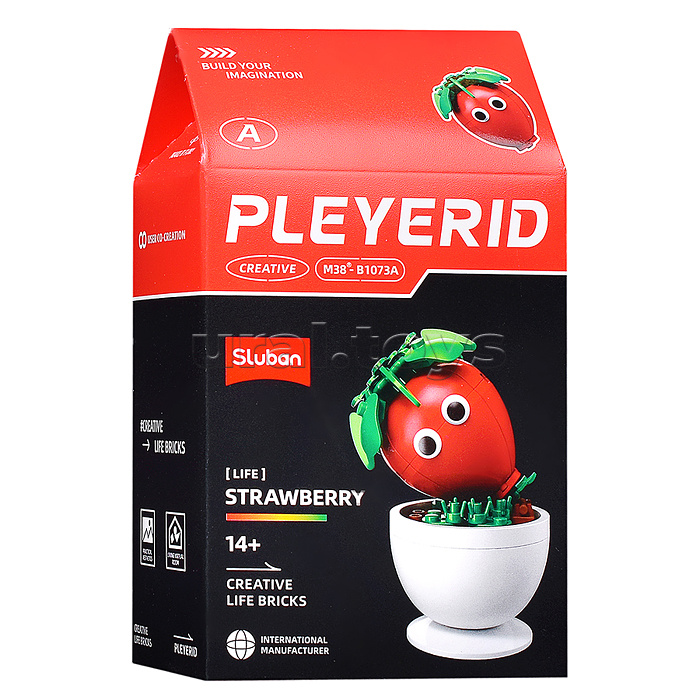 Конструктор "Растение в горшке" в ассортименте, (упак. 6шт.) в коробке