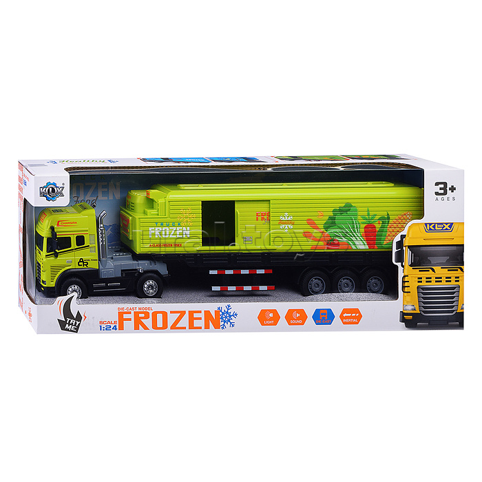 Машина "Фура- Авторефрижератор" (свет,звук) в коробке