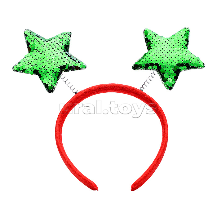 Ободок карнавальный "Зведочки-рожки"
