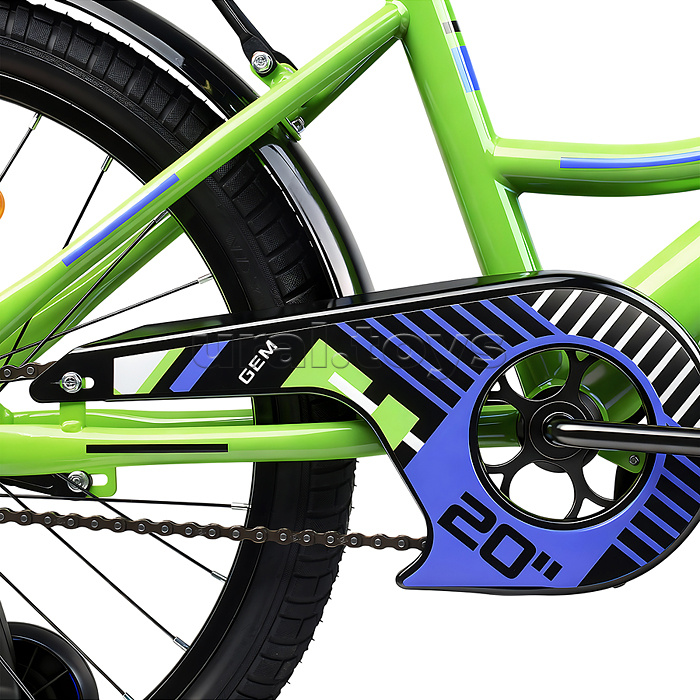 Велосипед 20" Rocket Gem, цвет зеленый